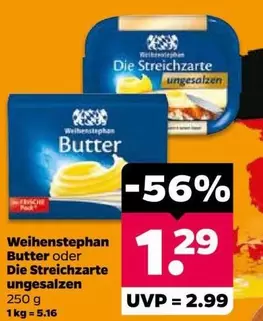 Butter oder Die Streichzarte ungesalzen