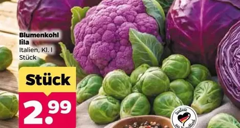 Blumenkohl lila