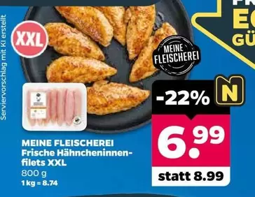 Frische Hähncheninnenfilets XXL