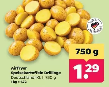 Airfryer Speisekartoffeln Drillinge