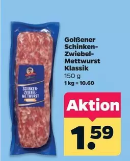 Schinken-Zwiebel-Mettwurst Klassik