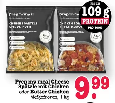 Cheese Spätzle mit Chicken oder Butter Chicken