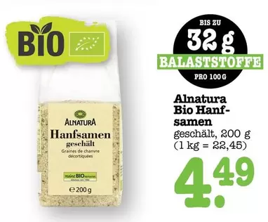 Bio -  Hanfsamen geschält