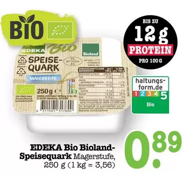 Bio - Speisequark Magerstufe