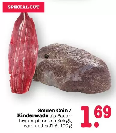 Rinderwade als Sauerbraten pikant eingelegt